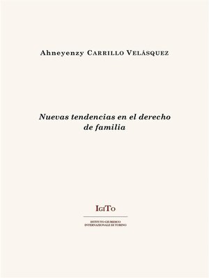 cover image of Nuevas tendencias en el derecho  de familia